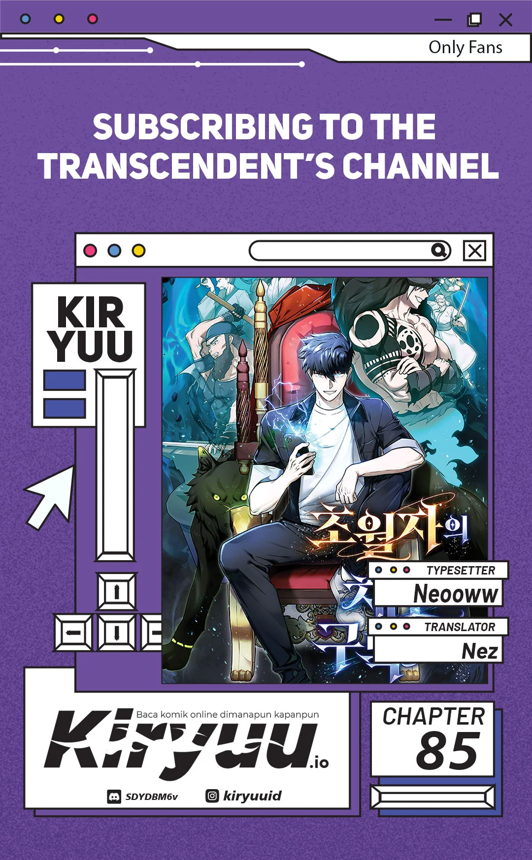 Komik Subscribing to the Transcendent’s Channel Chapter 85 Fix gambar 1